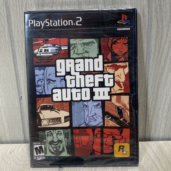 GRAND THEFT AUTO III 3 Sealed New PS2 PlayStation 2 GTA The Trilogy Edition 2006